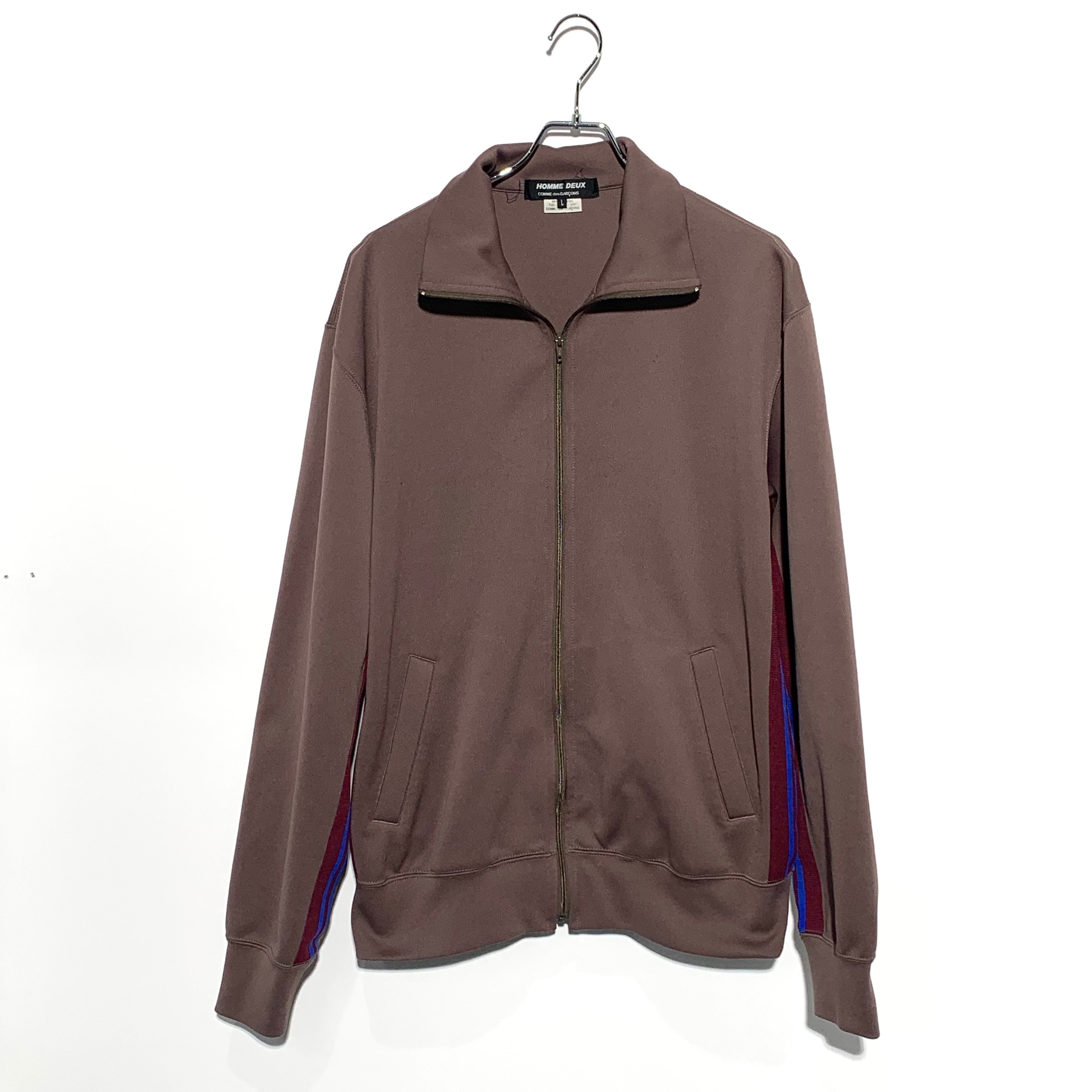 COMME des GARÇONS HOMME DEUX Ester Smooth Track Jacket brown