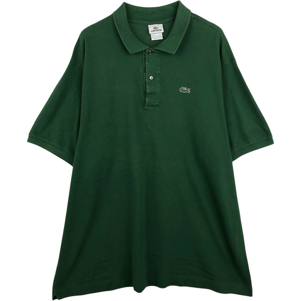 古着 ビッグサイズ ラコステ LACOSTE フランス企画 半袖 ポロシャツ 9 メンズXXXL相当/eaa622981