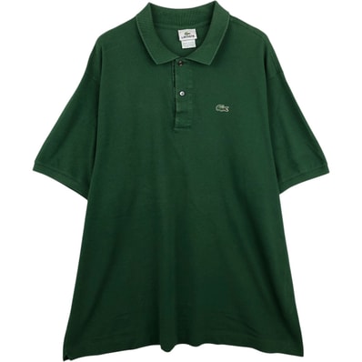 古着 ビッグサイズ ラコステ LACOSTE フランス企画 半袖 ポロシャツ 9 メンズXXXL相当/eaa622981