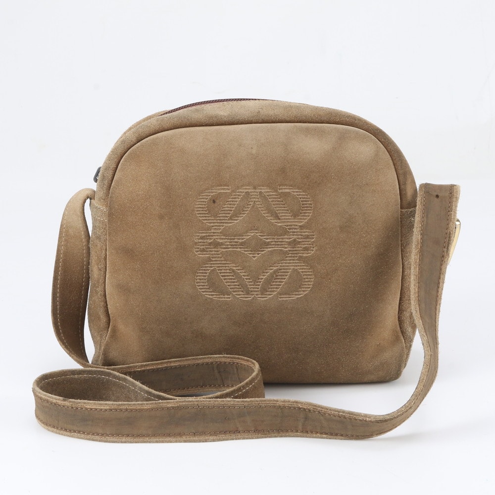 ■美品 ロエベ アナグラムショルダーバッグ レザー