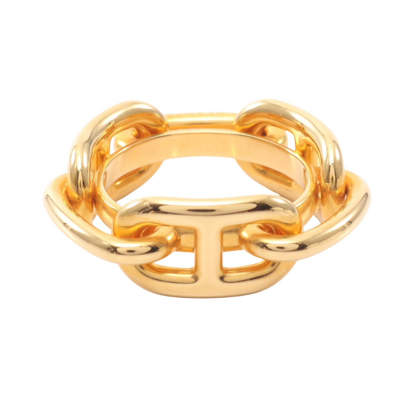 エルメス HERMES シェーヌダンクル スカーフリング アクセサリー GP ゴールド レディース ゴールド系 【中古】