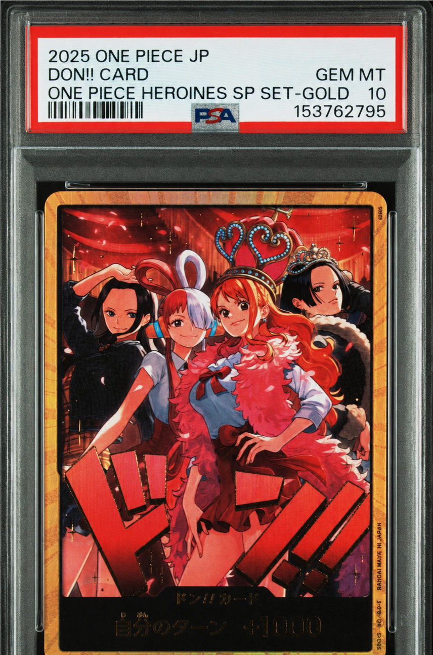 PSA10】ドン!!カード : ロビン&ウタ&ナミ&ハンコック スーパーパラレル PSA10】ドン!!カード : ロビン&ウタ&ナミ&ハンコック スーパーパラレル
