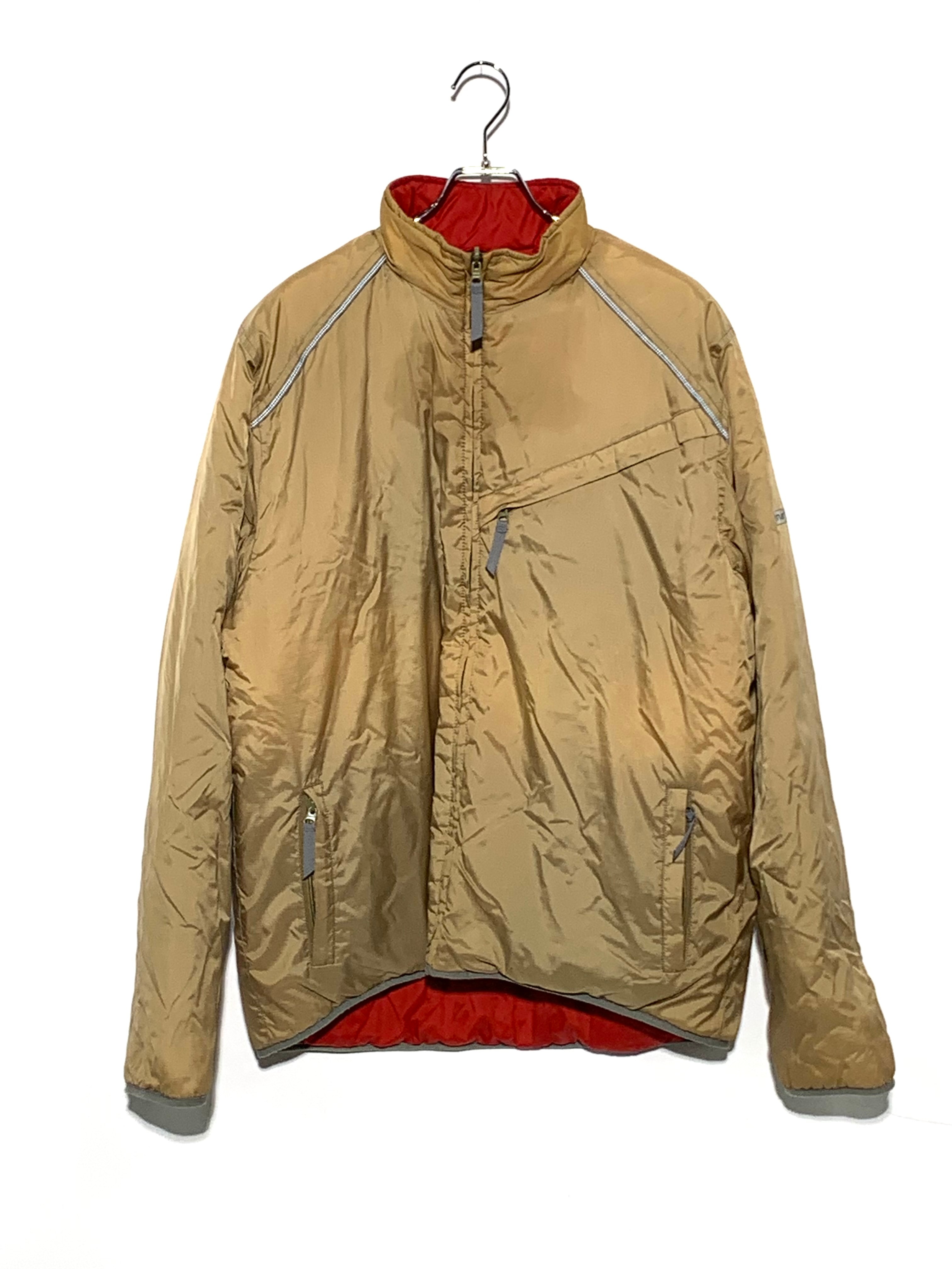 OLD SYUSSY reversible puff jacket beige×RED 90-00S