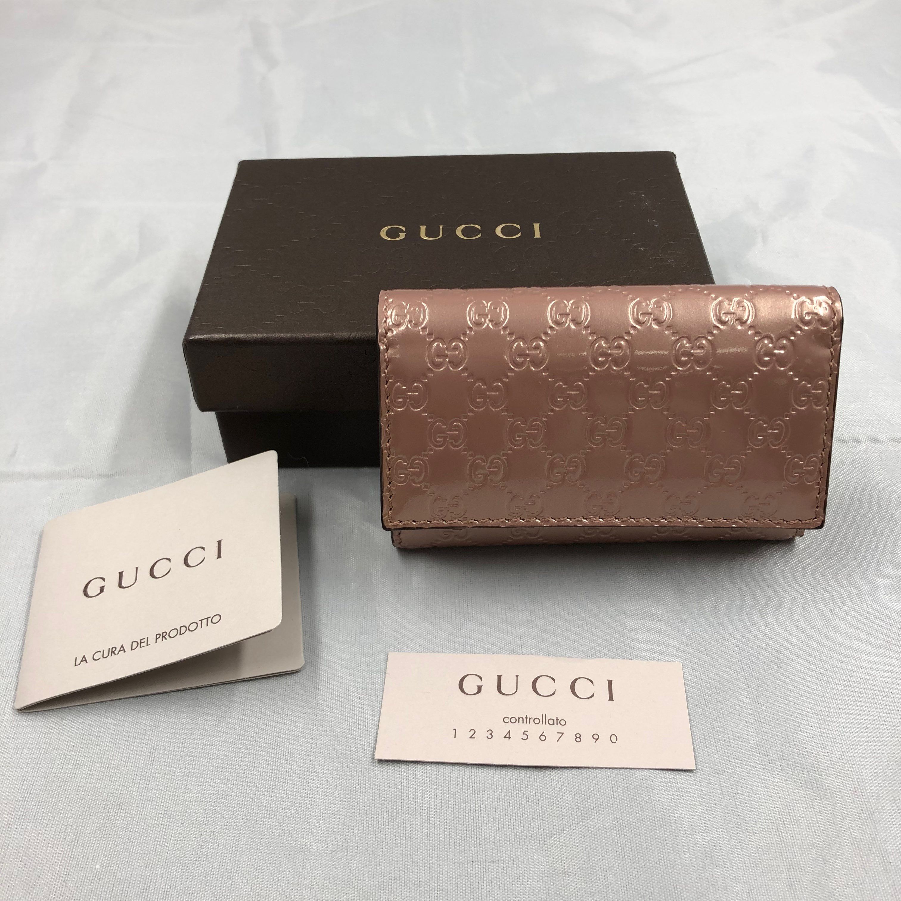 GUCCI GG Key Case "Pink"