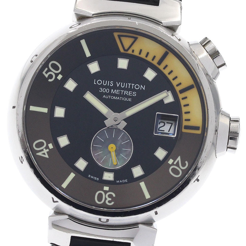 ルイ・ヴィトン タンブール ダイビング デイト Q1031 メンズ 【中古】