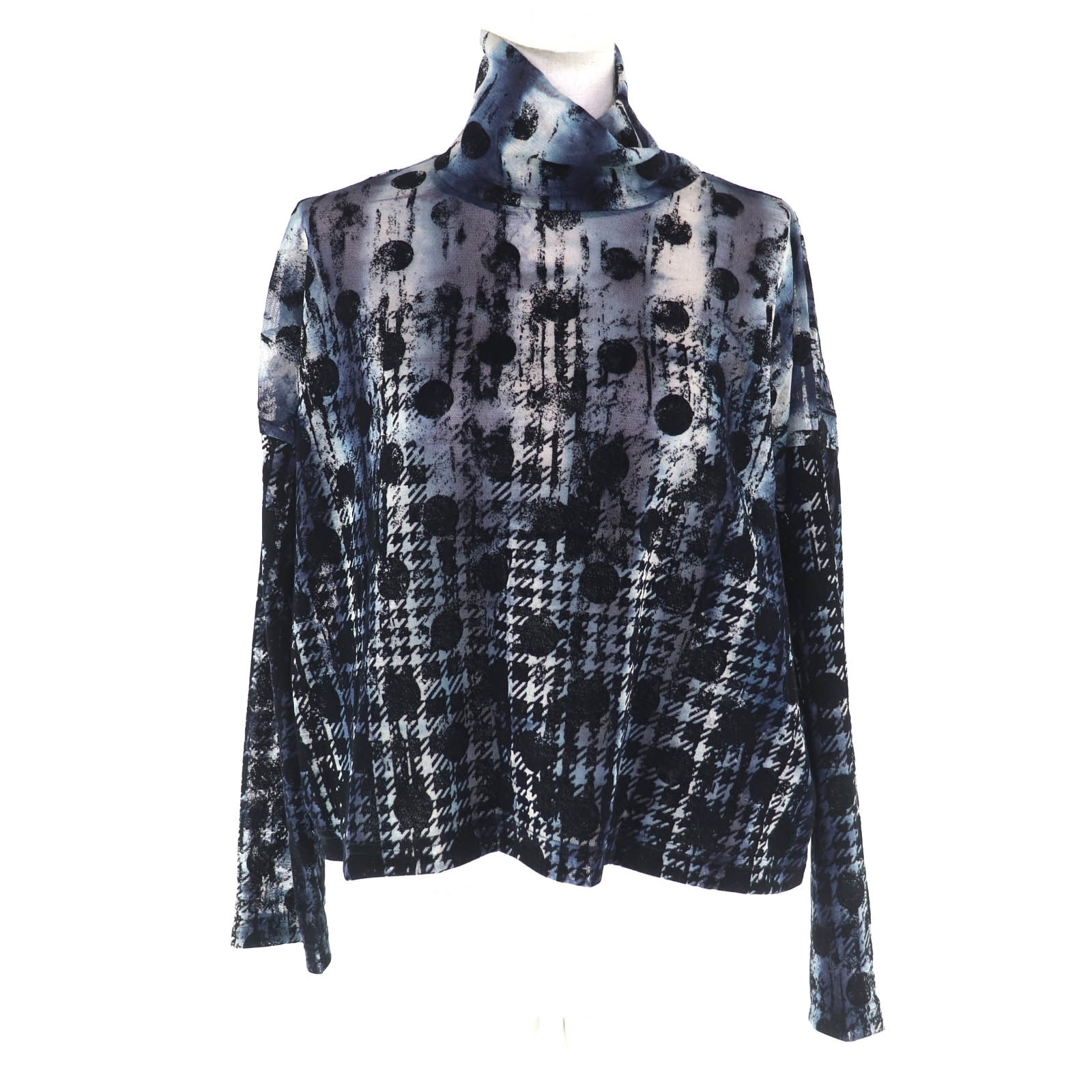 極美品 ワイズ カットソー ネイビー レディース 2 YM-T20-676