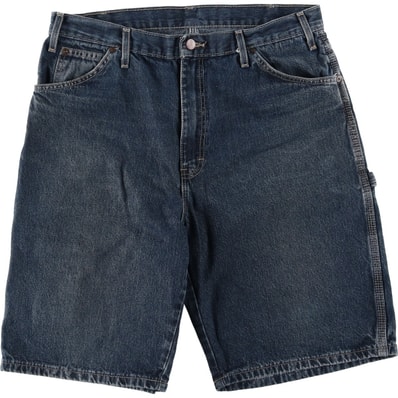古着 ディッキーズ Dickies Relaxed Fit デニムペインターショーツ ハーフパンツ メンズw35相当/eaa643767