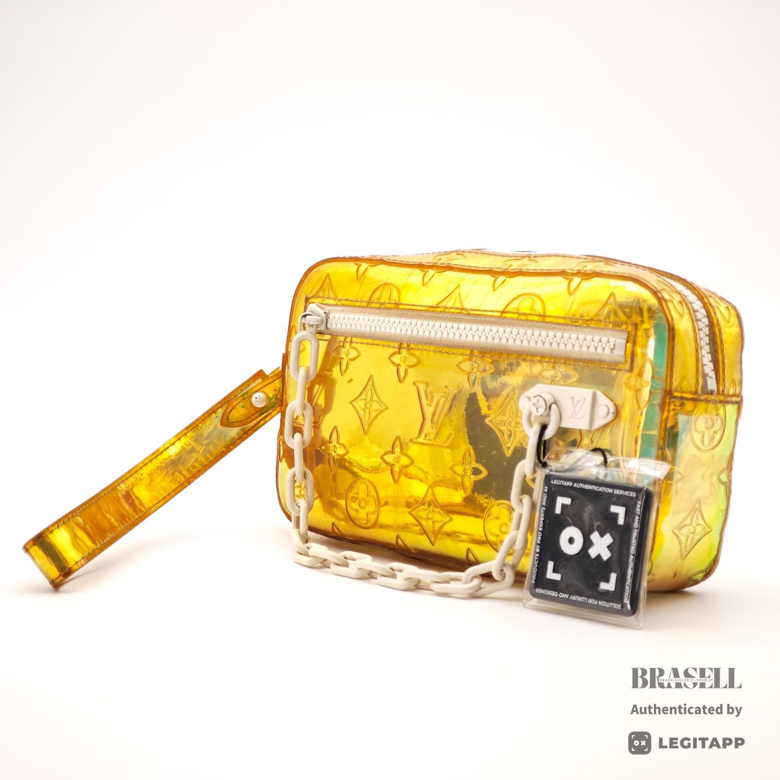 LOUIS VUITTON ルイ・ヴィトン ポシェット ヴォルガ Monogram ポシェット ヴォルガ M55261 SP1189 クラッチバッグ Patent Leather Yellow レディース