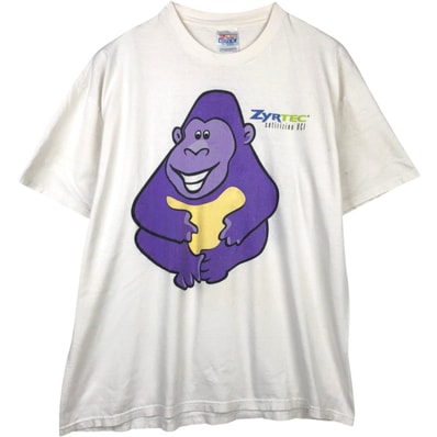 古着 00年代 ヘインズ Hanes ZYRTEC ジルテック アドバタイジングTシャツ メンズXL相当/eaa648480