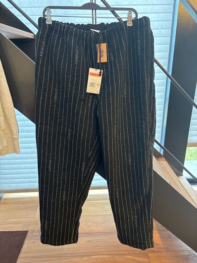 Stussy x Nike Striped Wool Pants "Black"