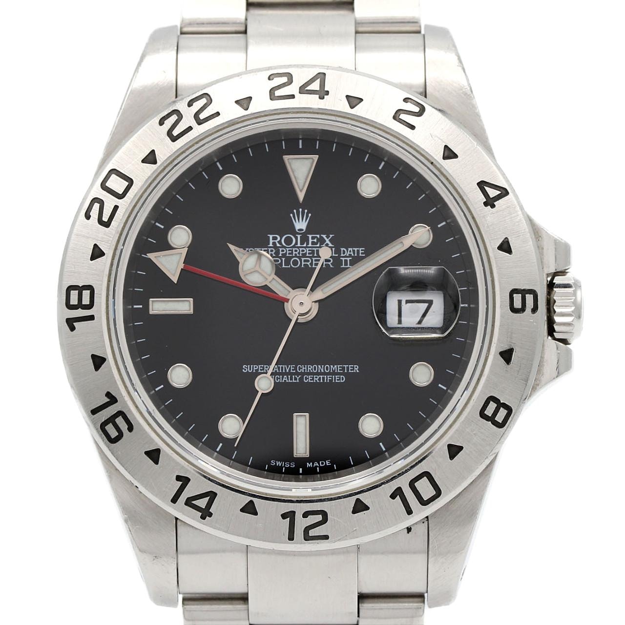 【ノーメンテナンス還元価格】ロレックス エクスプローラーII 16570 SS 自動巻 K番