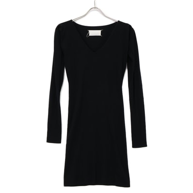 マルタンマルジェラ 29HA072 無地タグ Vネック ニット M