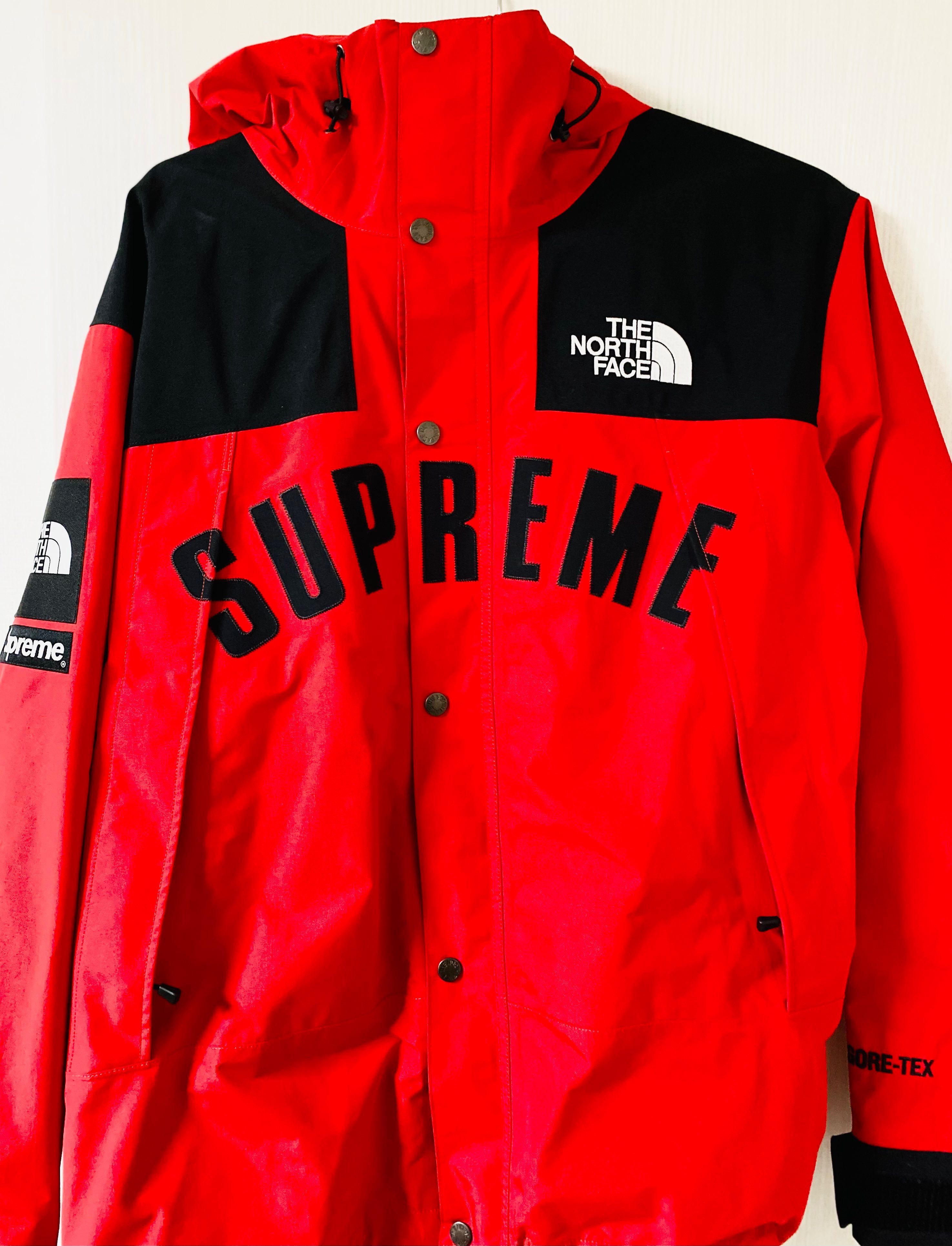 Supreme x The North Face Arc Logo Mountain Parka "Red"