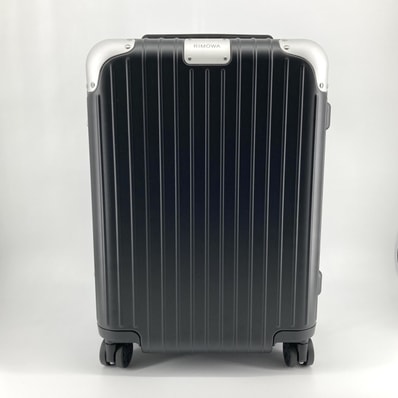RIMOWA(リモワ) ハイブリッド キャビン ポリカーボネート / アルミニウム 883.53.62.4 キャリーバッグ ブラック×シルバー