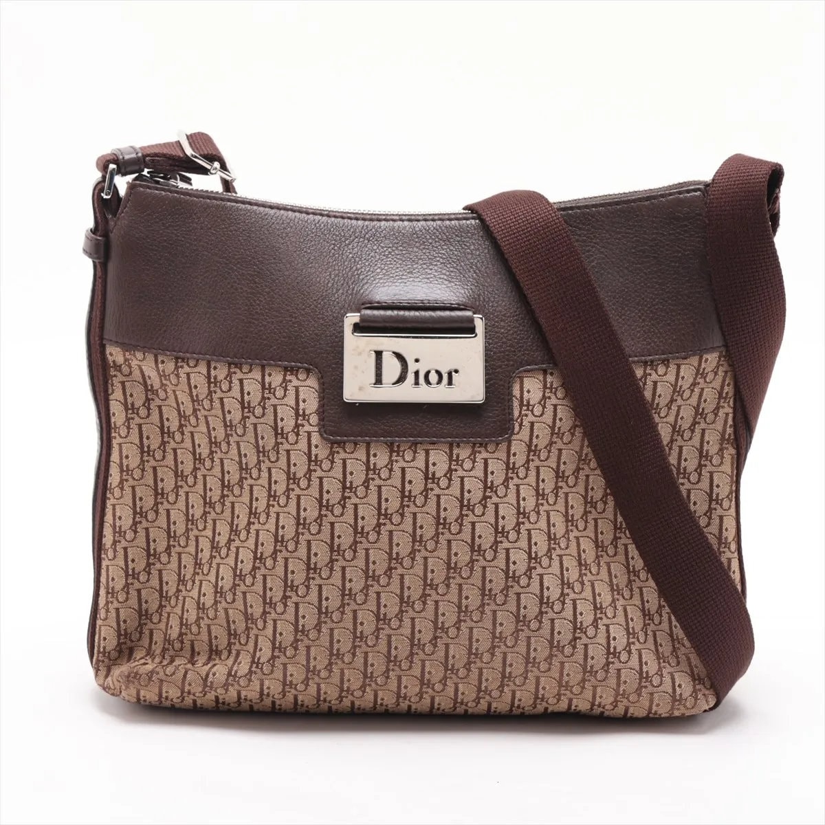 ■美品 クリスチャンディオール トロッターショルダーバッグ