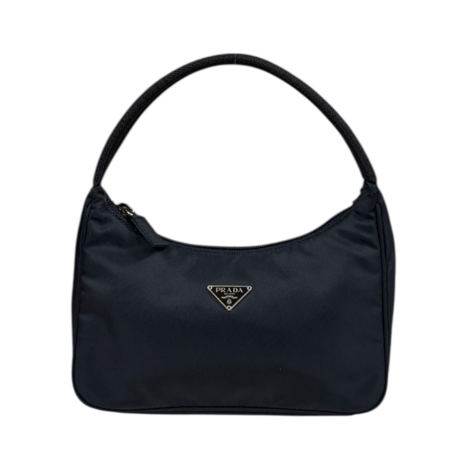 プラダ ハンドバッグ ナイロン MV515 ブラック レディース PRADA  中古