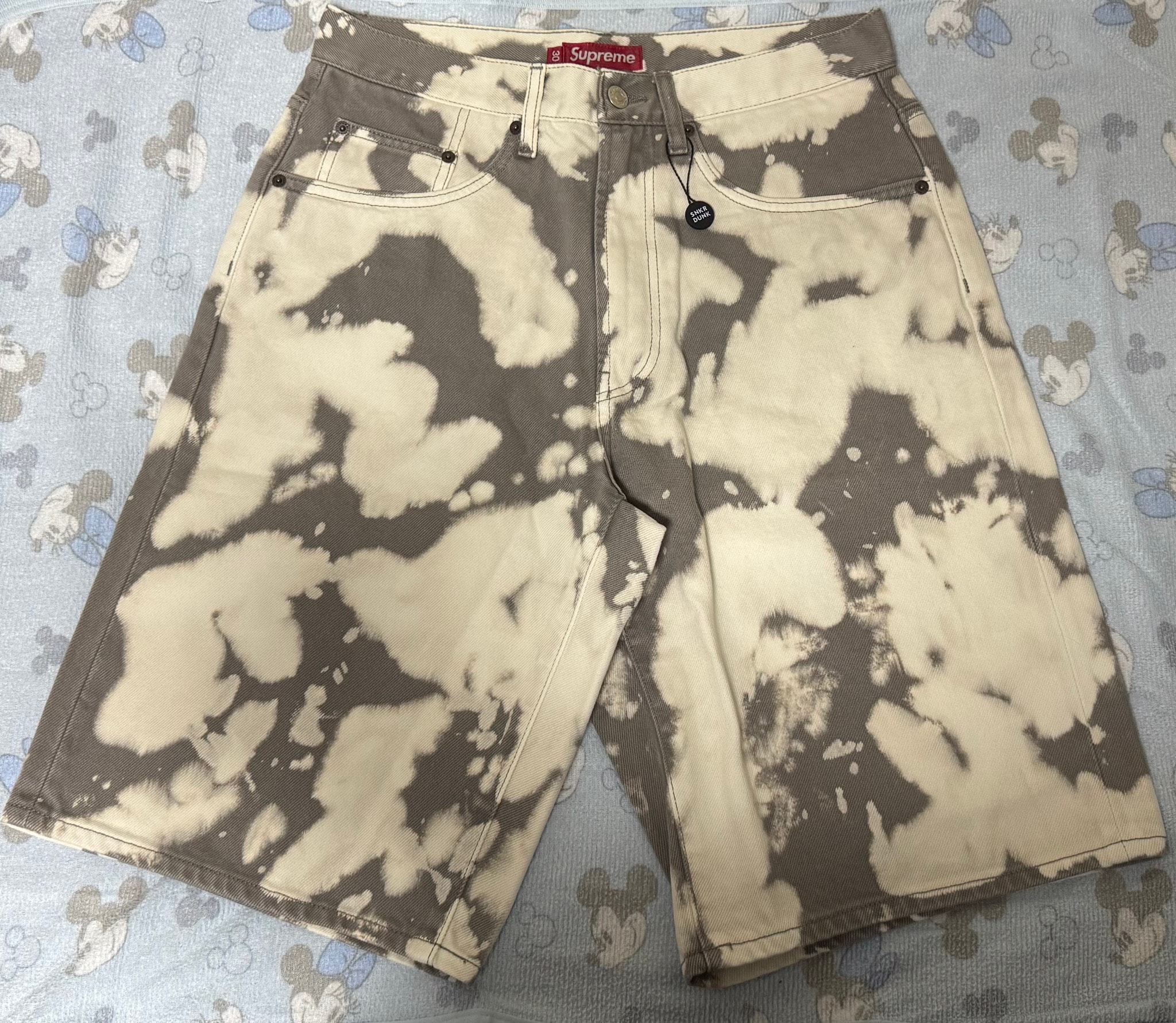 Supreme Baggy Denim Short (25SS) "Bleached"