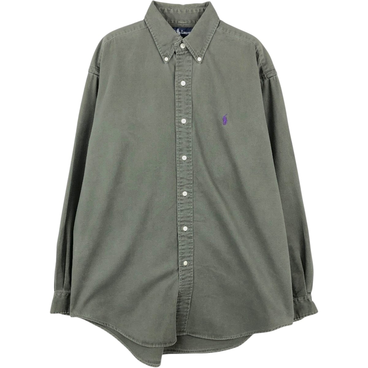 古着 ラルフローレン Ralph Lauren BLAIRE 長袖 ボタンダウンシャツ メンズM相当/eaa664202