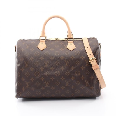 ルイ・ヴィトン LOUIS VUITTON スピーディ バンドリエール 35 モノグラム 2WAY ハンドバッグ バッグ PVCコーティングキャンバス レザー レディース ブラウン系 M41111 【中古】