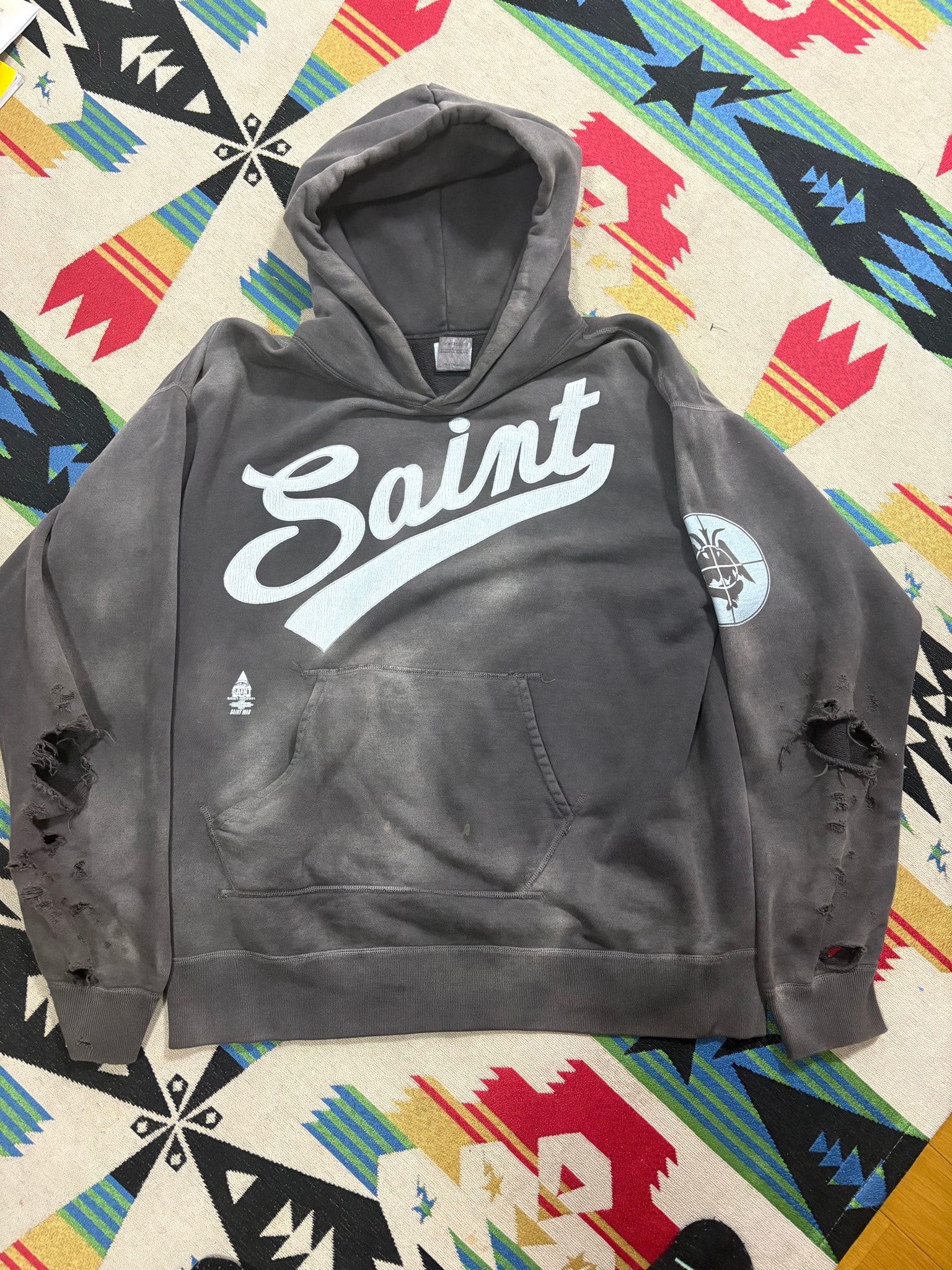 SAINT Mxxxxxx FOCUS HOODIE "Black"