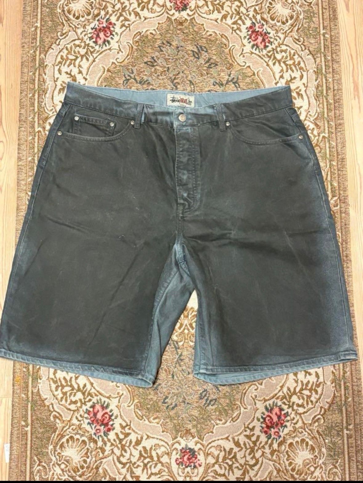 Stussy Big Ol' Short Spray Dye "Blue"