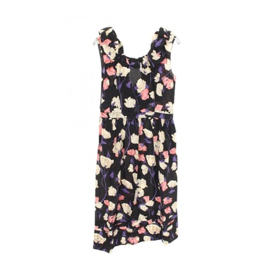 プラダ PRADA ワンピース 衣料品 トップス シルク レディース ブラック系 / マルチカラー 57518 【中古】