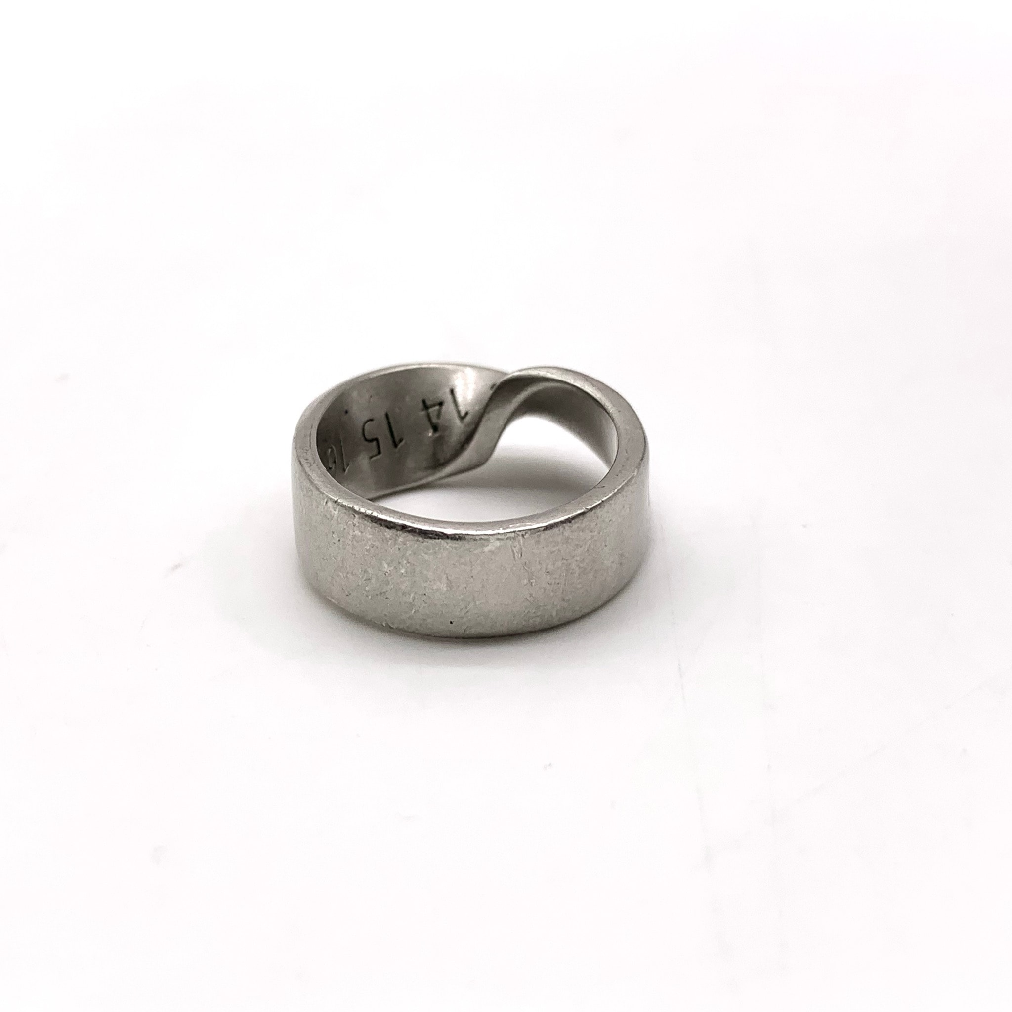 Maison Margiela Twist Number Ring "Silver"