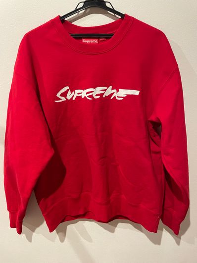 Supreme Futura Logo Crewneck "Red"