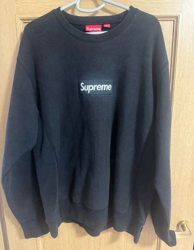Supreme Box Logo Crewneck Sweatshirt "Black" (18FW)