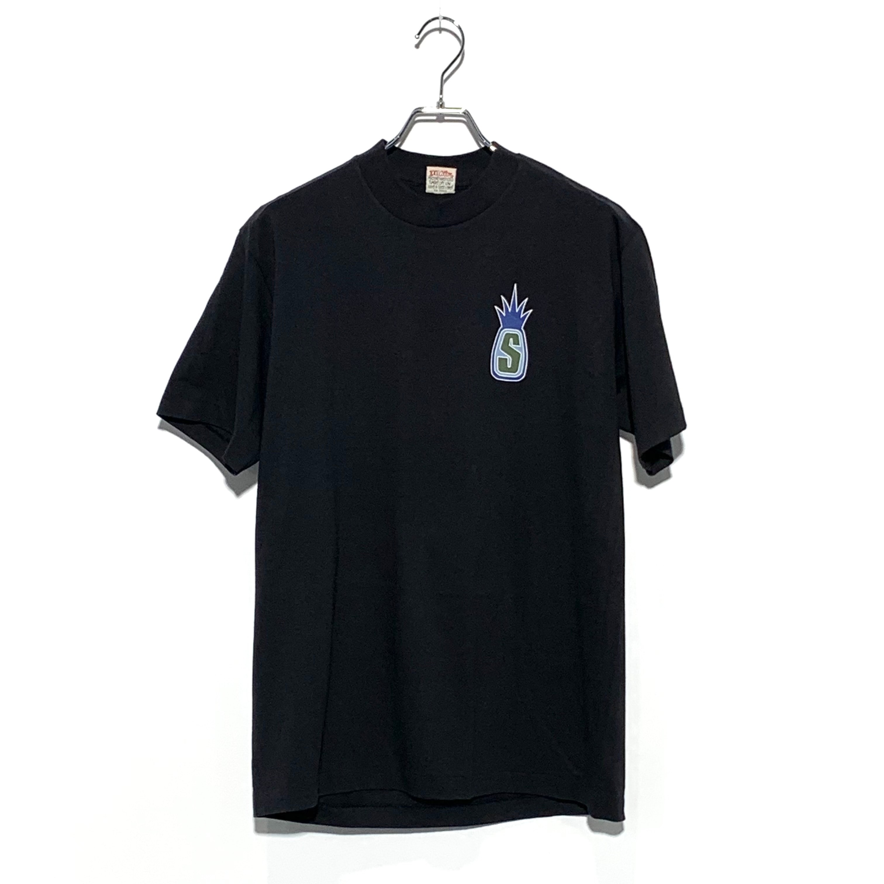 Stussy 90's old Pine Print Tee "Black"
