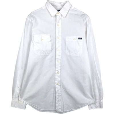 古着 ラルフローレン Ralph Lauren POLO by Ralph Lauren 長袖 コットンシャツ メンズL相当/eaa662934