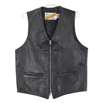 ショット 【国内正規】7825951002 193V LEATHER VEST レザー M