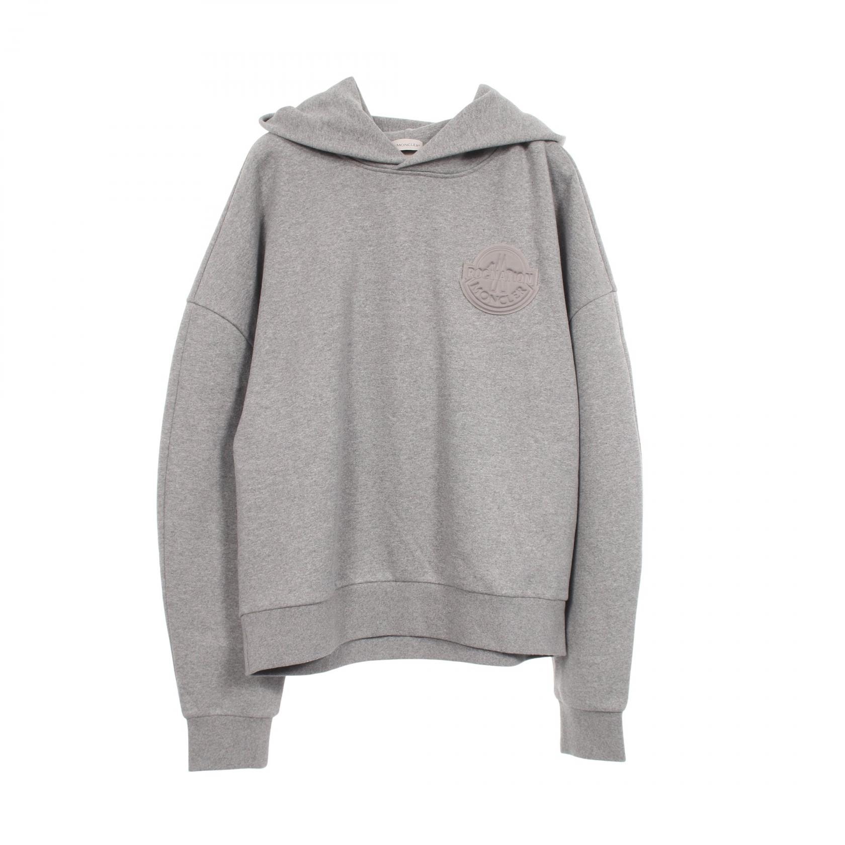 モンクレール MONCLER MONCLER GENIUS 4 ROC NATION DESIGNED BY JAY-Z パーカー 衣料品 トップス コットン メンズ グレー系 【中古】
