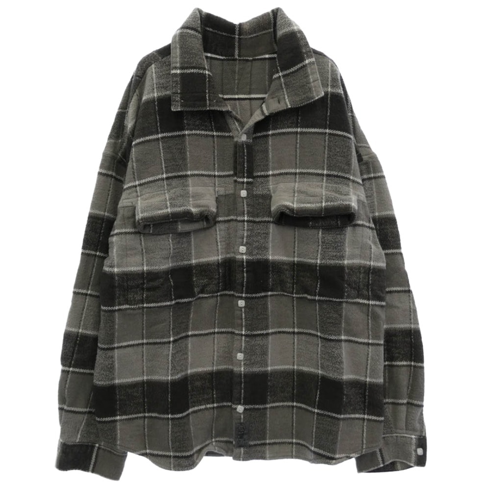 tenderloin SHT Dドット柄 長袖シャツ ブラック/ホワイト M D (傷や汚れあり)】TENDERLOIN テンダーロイン 長袖シャツ T-WORK SHT