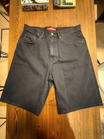 Supreme Baggy Denim Short (25SS) "Black"