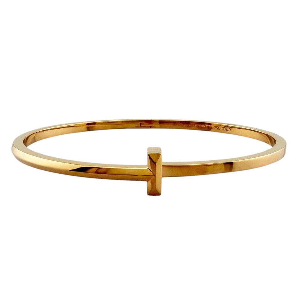 ティファニー バングル 18金 K18ピンクゴールド レディース TIFFANY&Co.  中古