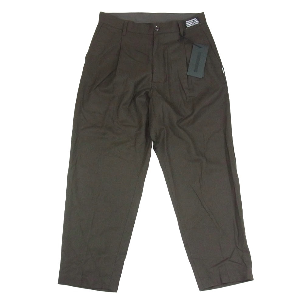 NEIGHBORHOOD ネイバーフッド パンツ 22AW 222AQNH-PTM02 TUCK PT WE タック パンツ スラックス ブラウン系 S【中古】