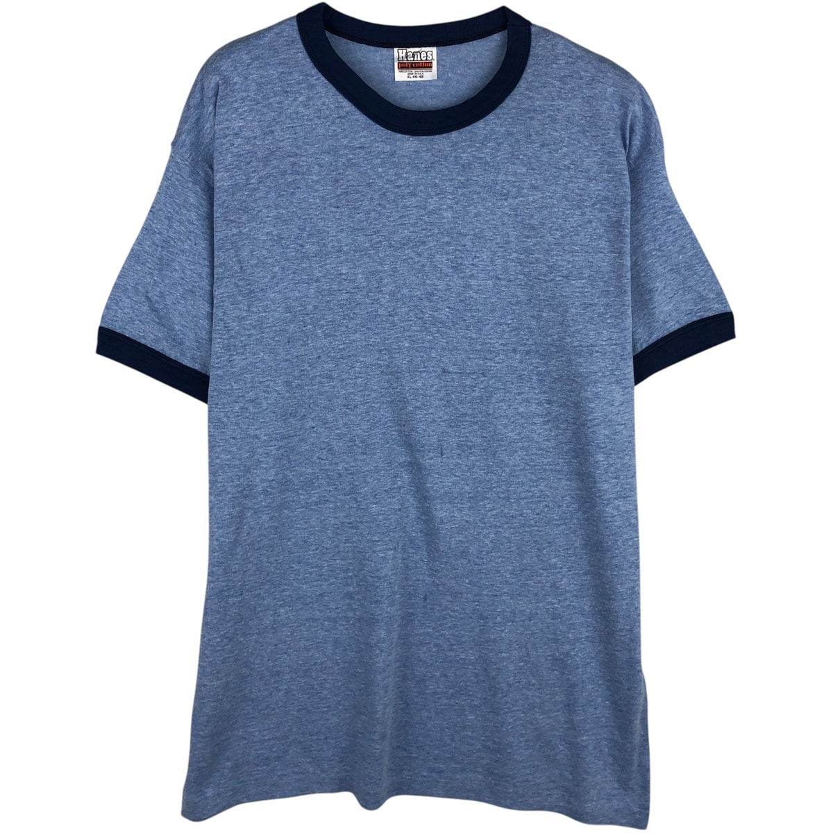 古着 80年代 ヘインズ Hanes オレンジタグ 無地 リンガーTシャツ USA製 メンズXL相当 ヴィンテージ/eaa616191