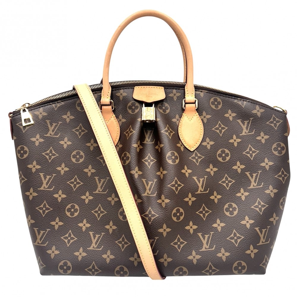 LOUIS VUITTON ルイヴィトン 2WAY ボエシNM MM ハンドバッグ ショルダーバッグ 肩掛け 斜め掛け 鞄 かばん M45987 モノグラムキャンバス    ブラウン 茶 ゴールド金具 レディース【中古品】