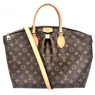LOUIS VUITTON ルイヴィトン 2WAY ボエシNM MM ハンドバッグ ショルダーバッグ 肩掛け 斜め掛け 鞄 かばん M45987 モノグラムキャンバス ブラウン 茶 ゴールド金具 レディース【中古品】