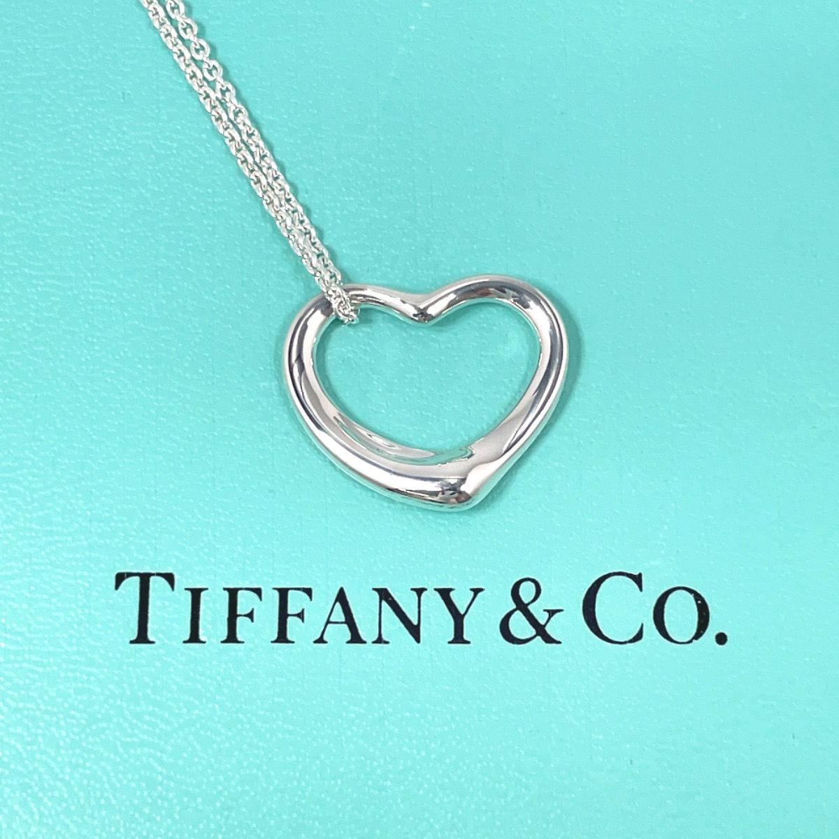Tiffany & Co Open Heart Necklace "Silver"