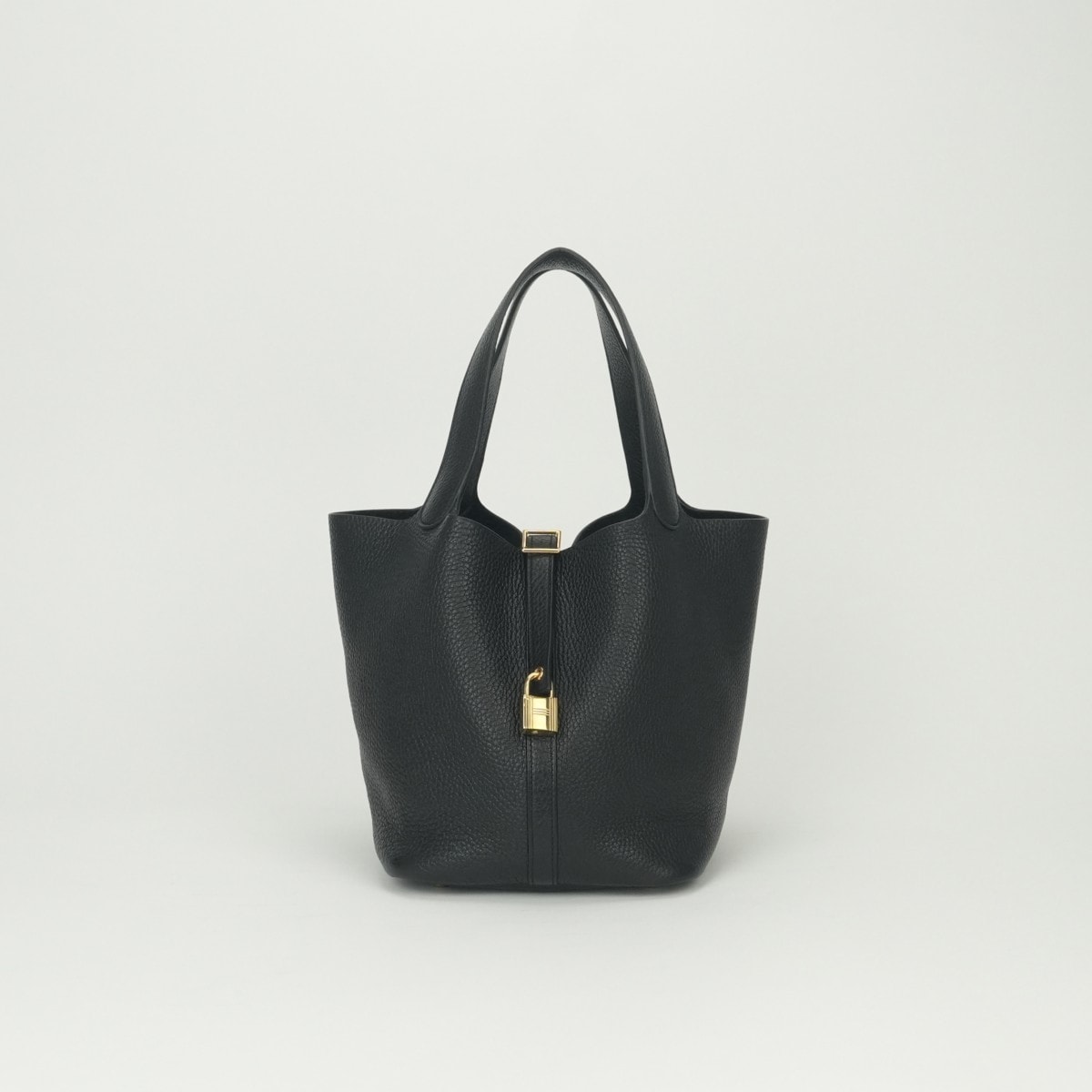 エルメス HERMES ピコタンロックMM ピコタンロック MM バッグ トートバッグ トリヨンクレマンス ノワール Noir ブラック Black 黒 ゴールド金具 ピコタンMM ピコタンロック22 ハンドバッグ