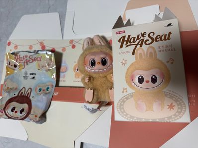 POP MART THE MONSTERS (LABUBU) Have a Seat Plush Series BABA