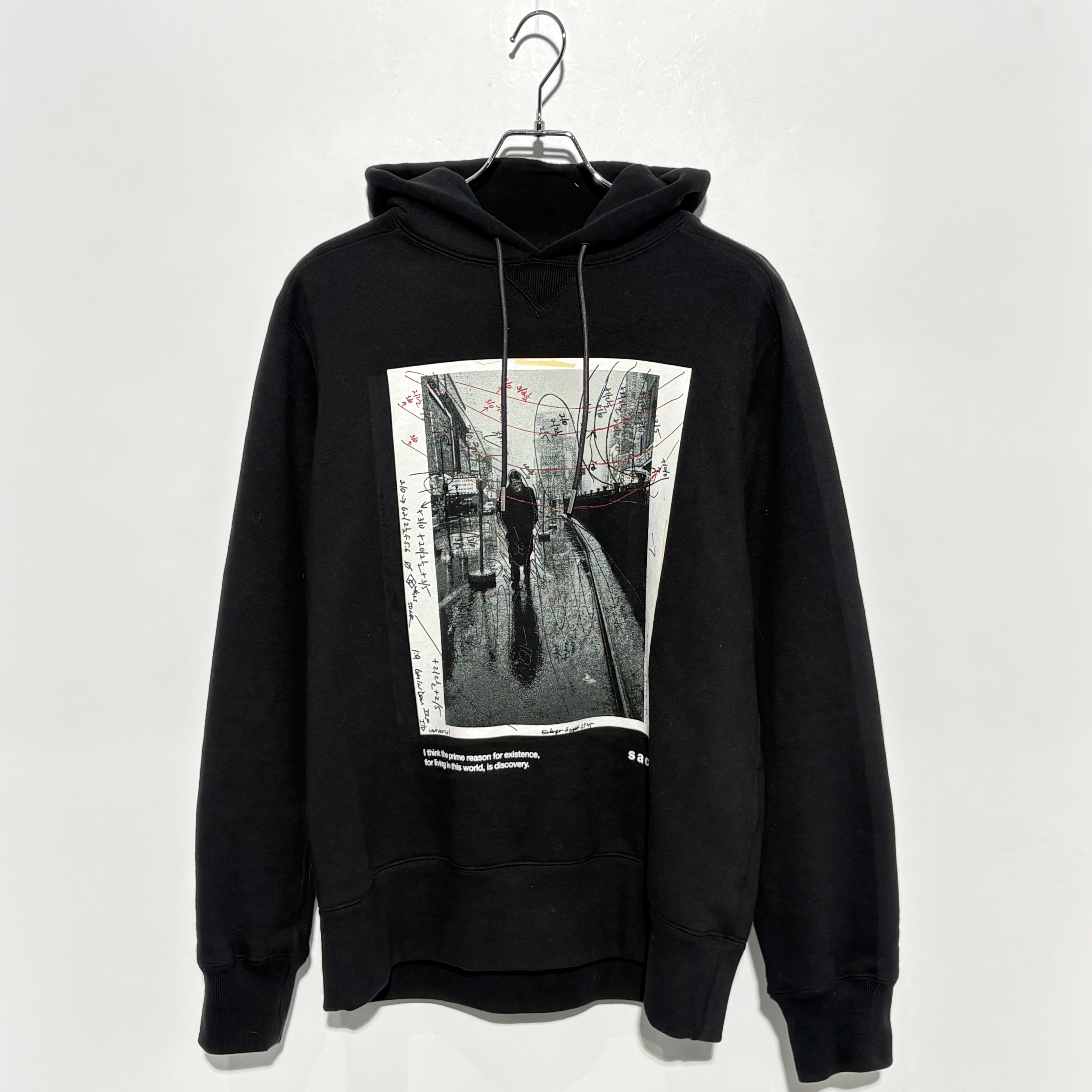 sacai James Dean Hoodie "Black"