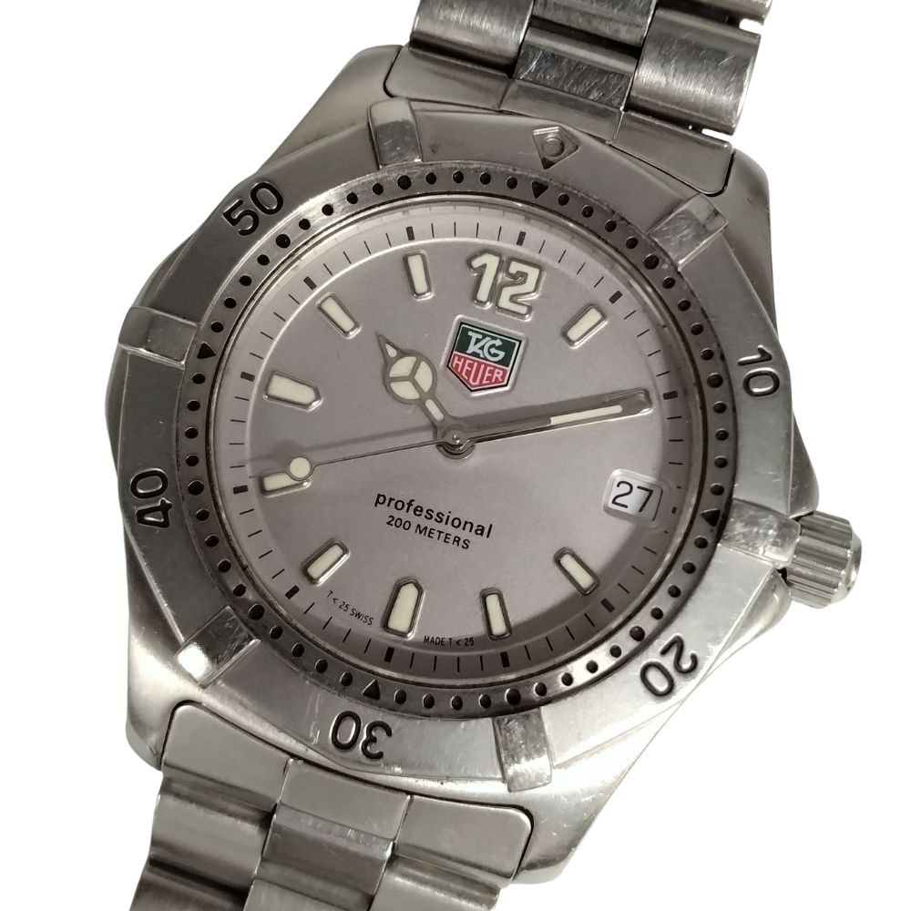 TAG HEUER タグホイヤー WK1112 プロフェッショナル 2000シリーズ クォーツ ステンレス 腕時計 正規品 / C883