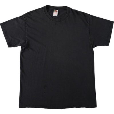 古着 フルーツオブザルーム FRUIT OF THE LOOM CHOPPER SURFER'S SHOP アイアンクロス パロディ アドバタイジングTシャツ メンズXL相当/eaa680010