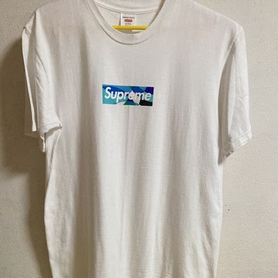 Supreme / Emilio Pucci® Box Logo Tee "White/Blue"