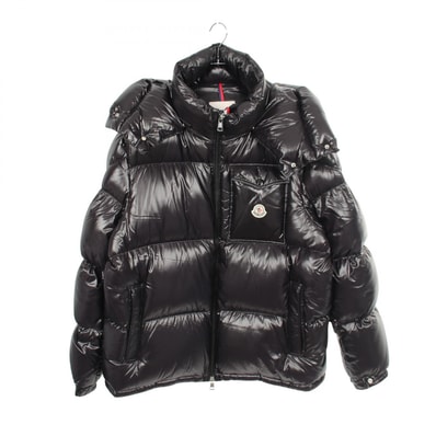 モンクレール MONCLER MONTEBELIAR ダウンジャケット 衣料品 アウター ナイロン メンズ ブラック系 【中古】