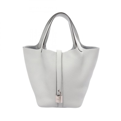 エルメス HERMES ピコタンロックPM ブルーペール ハンドバッグ バッグ トリヨンクレマンス トリヨンクレマンス W刻印(2024年製造) レディース ブルー系 【中古】