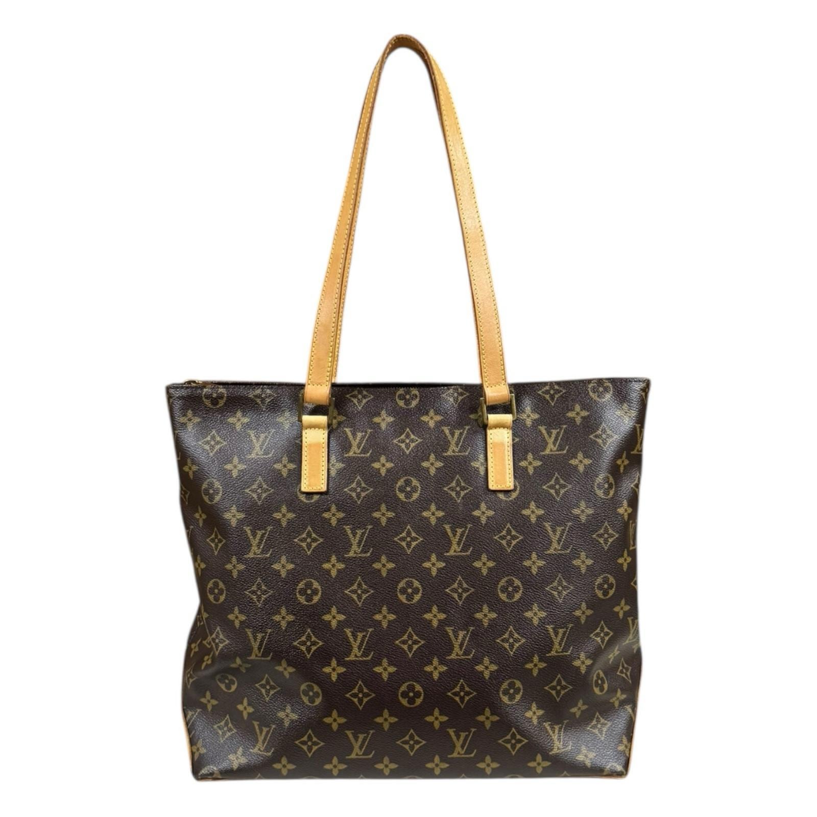 ルイヴィトン カバメゾ モノグラム トートバッグ モノグラムキャンバス M51151 ブラウン レディース LOUIS VUITTON  中古